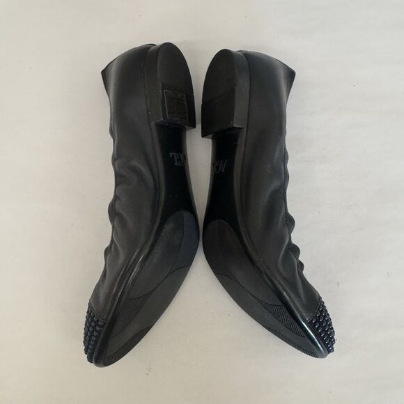 AGL Attilio Giusti Leombruni Navy Blue Ballet Flat Women EU 36.5 US 6.5 Beaded - Picture 7 of 16